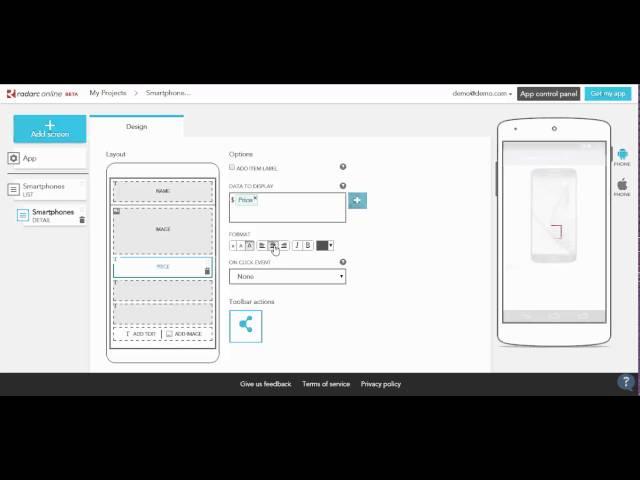 Building a Product Catalog native app in 3 minutes (Android & iOS)