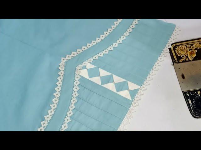 new poncha design 2024 cutting and stitching||shalwar mohri design|| capri poncha design