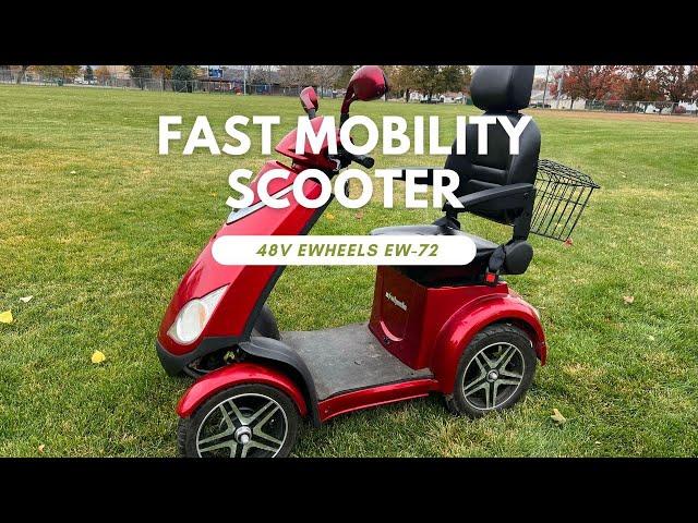 Fast Mobility Scooter - 48V EWheels EW-72