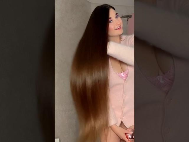 Soon, long hair ASMR! Brush fit with outfit) #longhair #ingashasmr