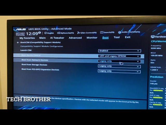 How to Enable UEFI Boot in ASUS Mother Board / CSM -Compatibility Support Module