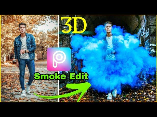 3D Smoke Bomb Editing in PicsArt || Ali Ash