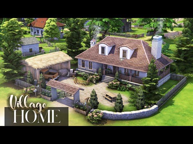 VILLAGE HOME | 1 Pack ONLY | The Sims 4: Life & Death Speed Build