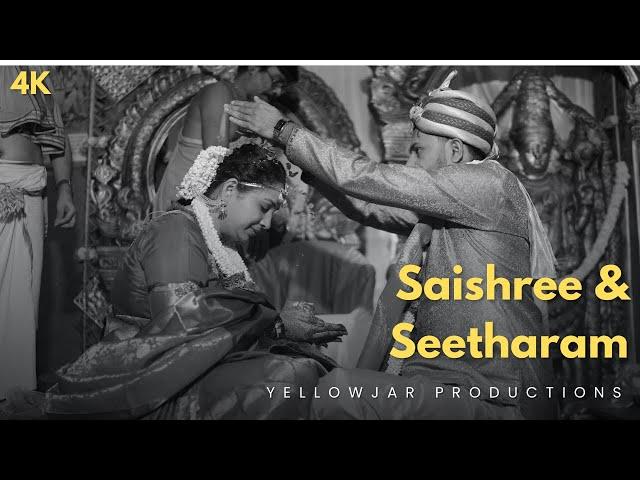 Saishree & Seetharam’s Wedding Teaser | 4K | YellowJar Productions |