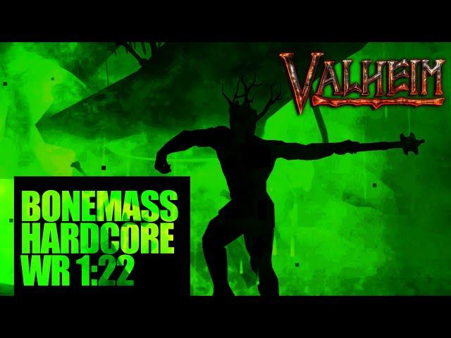 [WR 1:22:09] Bonemass Hardcore% NG RSG - Valheim Speedrun