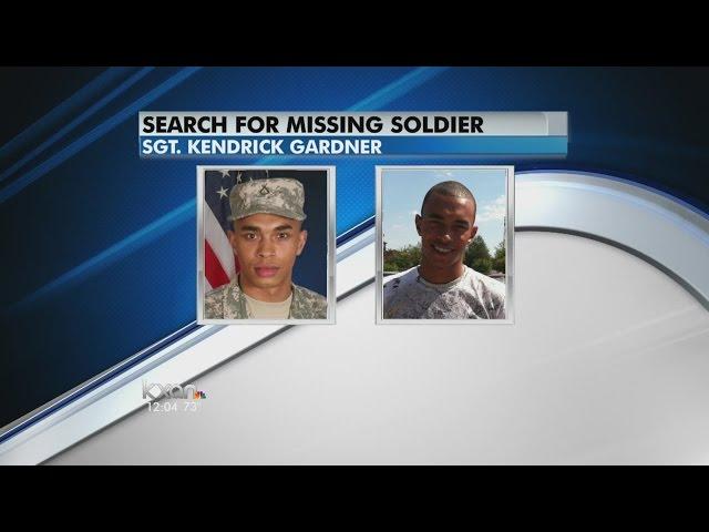 Search for missing soldier