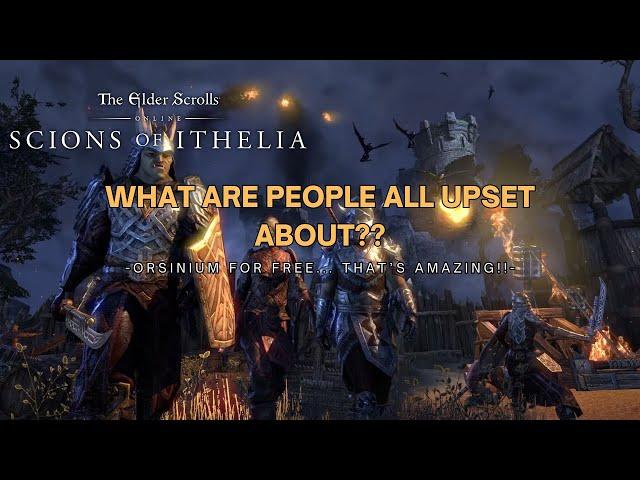 Orsinium For Free In ESO! Why Are People Complaining?