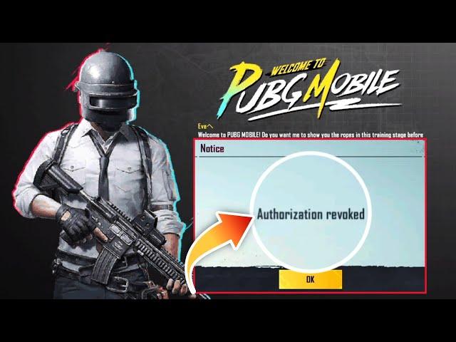 How To Fix PUBG Authorization Revoked Error | PUBG Authorization Revoked Facebook & Google Play