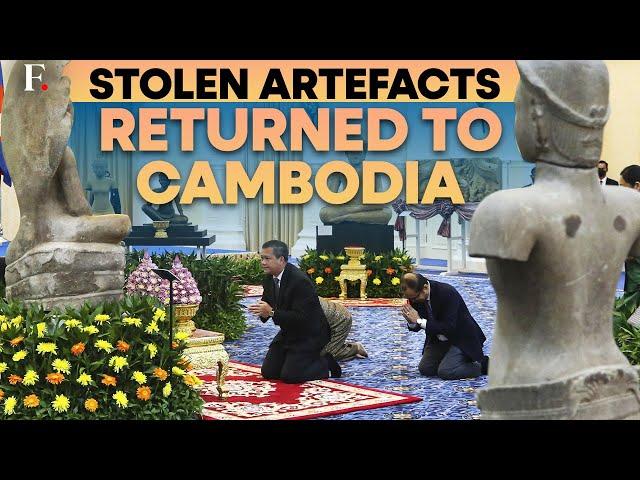 Cambodia Holds Welcome Ceremony as Looted Centuries-old Statues Make Return | FPNews