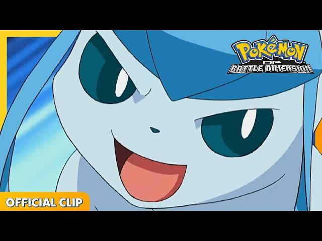 Piplup vs. Glaceon | Pokémon: DP Battle Dimension | Official Clip