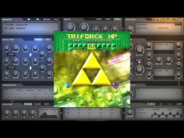 Best ElectraX Presets Arp Collection Preview Triforce XP | Ocean Veau X Traptendo X Imperial Muzikk