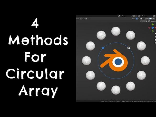 Circular Array | Blender 3.4 Tutorial