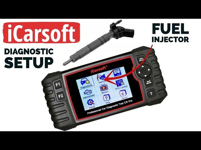 iCarsoft Fuel Injector Diagnostic Setup