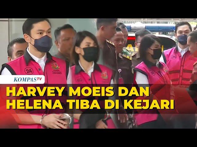 Potret Harvey Moeis dan Helena Lim Tiba di Kejari Jaksel dengan Tangan Diborgol, Kasus Korupsi Timah