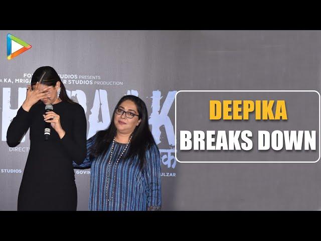 Chhapaak Official Trailer Launch | Deepika Padukone BREAKS Down | Meghna Gulzar