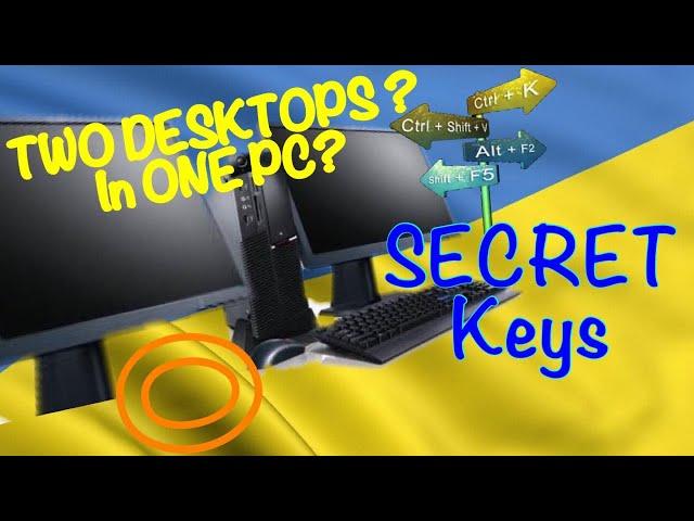 HIDE all YOUR Working Windows| Create Virtual Desktop | Short Cut Keys Windows 10 /Windows 7