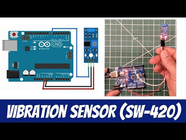 Arduino Vibration Sensor (SW-420) - How to Use