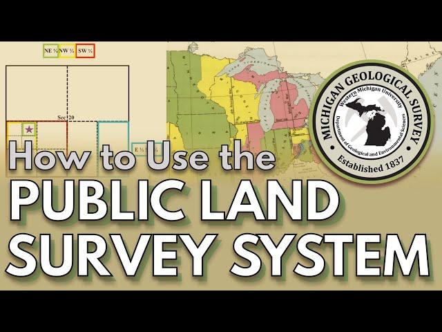 How to Use the Public Land Survey System