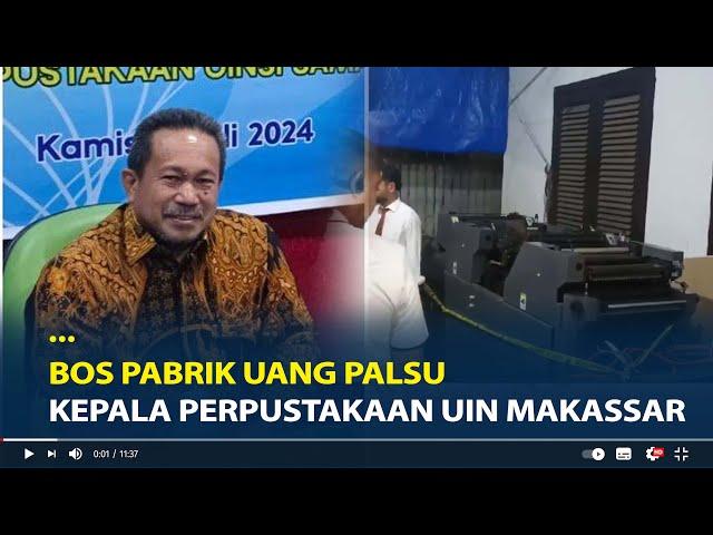 Sosok Dr Andi Ibrahim Bos Pabrik Uang Palsu, Kepala Perpustakaan UIN Makassar Sering Ajak Mahasiswa