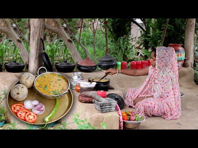 Dalbati |  Famous Rajsthani Food | Traditional Village Food