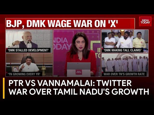 Tamil Nadu Minister PTR and BJP Chief Vannamalai's Twitter War Over State's Growth Rate