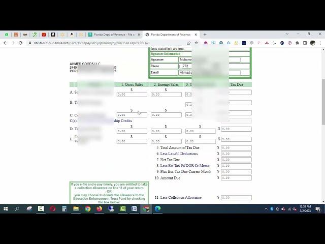 How to File Your DR-15 Florida Sales and Use Tax returns with Zero Sales (Urdu/Hindi)