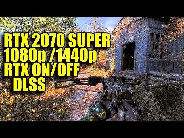 Metro Exodus RTX 2070 Super OC | 1080p & 1440p Extreme/Ultra RTX/DLSS ON/OFF | FRAME-RATE TEST