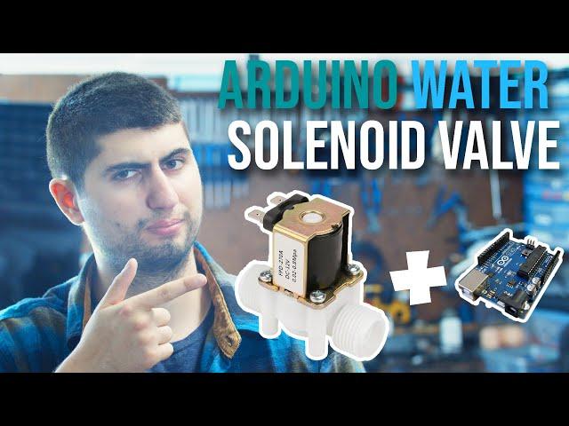 Control WATER with a 12V SOLENOID & ARDUINO! #arduino #esp32