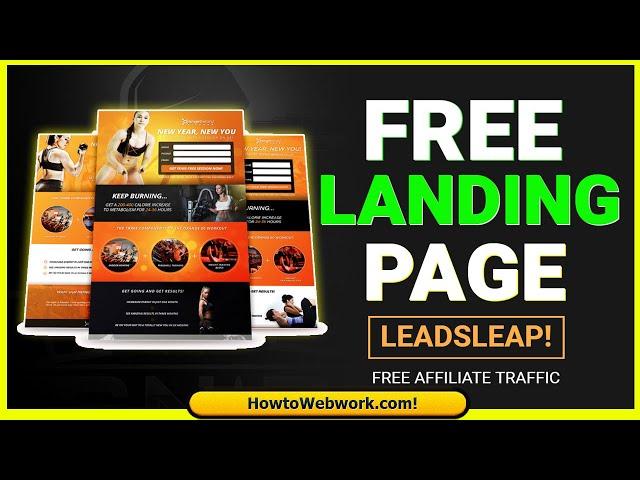 [LeadsLeap] Create a FREE CPA/ Affiliate Marketing Landing Page with LeadsLeap page builder