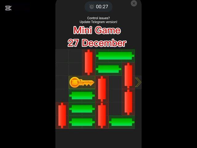 Mini Game Today 27 December Hamster Kombat How To Solve Mini Game Puzzle in Hamster Kombat (SOLVED)