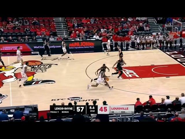 D2 Lenoir-Rhyne EMBARRASSES Louisville in college basketball exhibition game