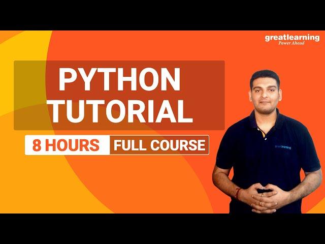 Python Tutorial | Python tutorial for beginners | Learn Python in 8 Hours | Great Learning