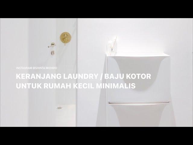 KERANJANG LAUNDRY UNTUK RUMAH KECIL | KERANJANG BAJU KOTOR | IKEA TRONES HACK