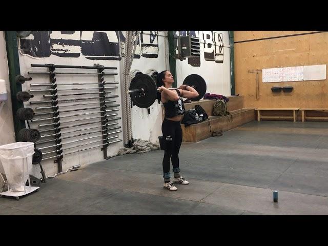 Muscle Clean + Split Jerk by Rebecka Vitesson