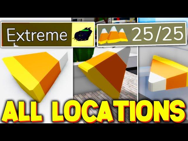 HOW TO FIND ALL 35 EXTREME CANDY CORN LOCATIONS in BROOKHAVEN RP! (CANDY CORN HUNT) ROBLOX