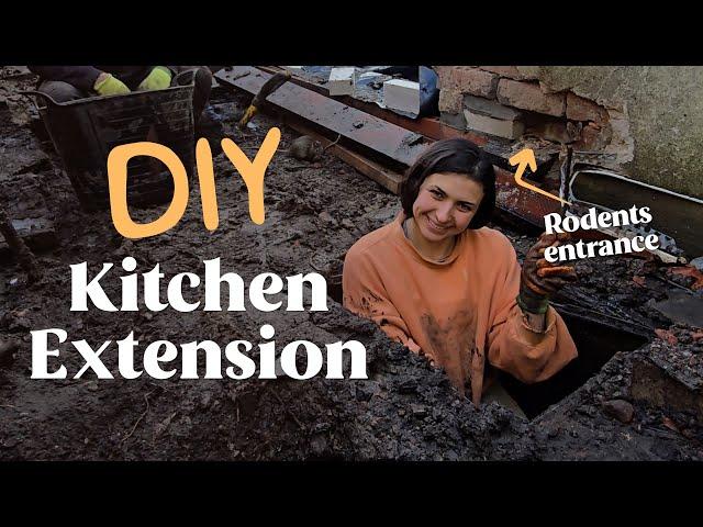 Nightmare DIY Kitchen Extension. Building Our Dream Home by Hand