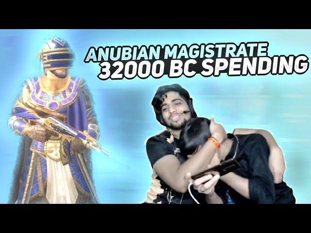 PUBG MOBILE LITE NEW MYTHIC OUTFIT CREAT OPENING | ANUBIAN MAGISTRATE SET CREATE 32000 BC SPENDING