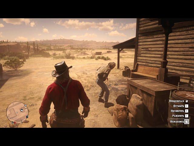 RDR2 - Arthur's unique dialogues with Cholera Patients in Armadillo