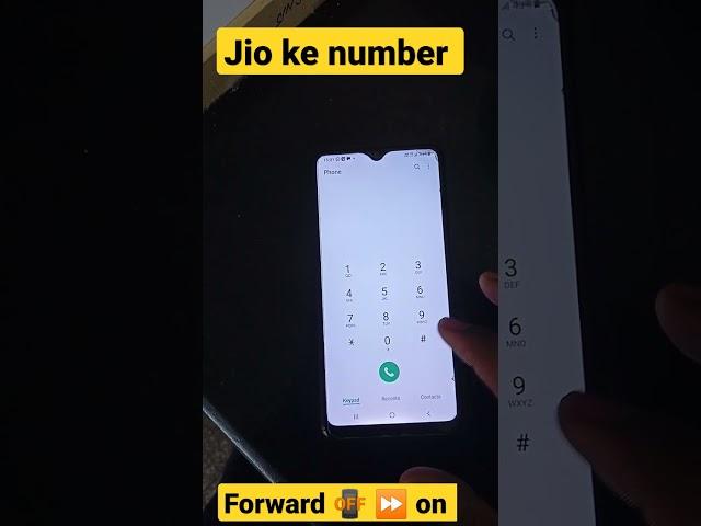 jio ke number se forward on and off  tricks code #jio #jiofhone #smartphone #jioforward #forward