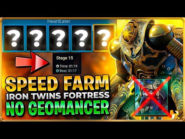 The EASIEST WAY To Speed Farm The Iron Twins Fortress!! Raid Shadow Legends