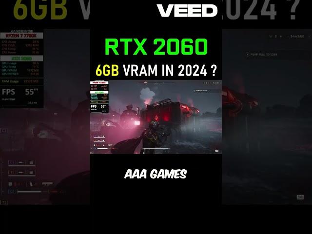 Can the RTX 2060 6GB Graphics Card still Play AAA Games in 2024 ?  #rtx2060 #gaming #rtx #6gbram