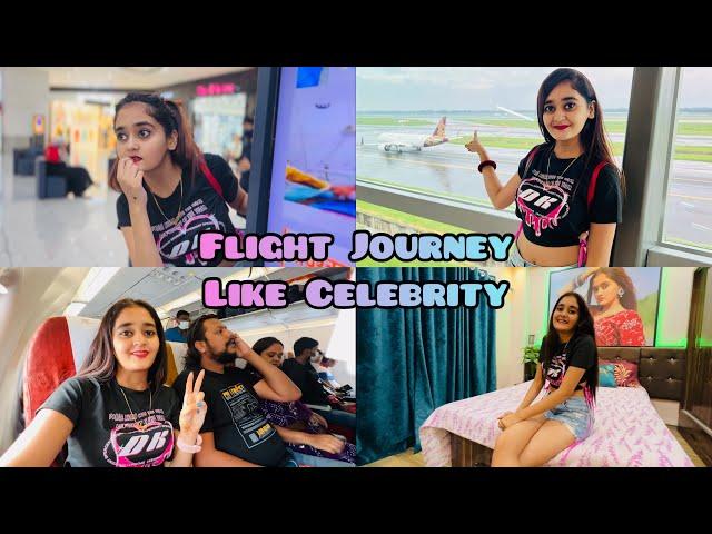 Travelling In Aeroplane Like a Celebrity Actress Family Trip Last Day in Delhi | Bindass Kavya