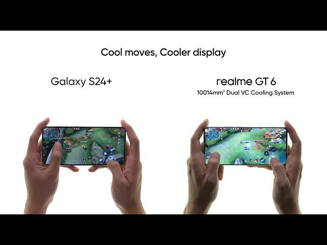 Keep the screen cool and play along | realme GT 6