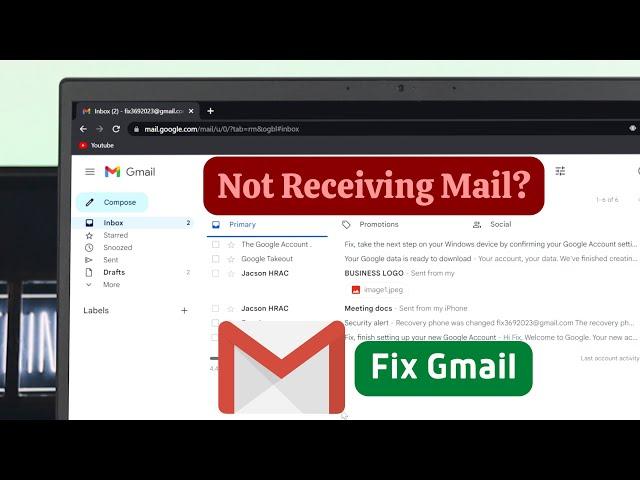 Gmail Not Receiving Emails Issues! [How To Fix]