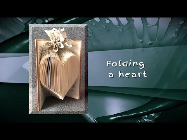 Trompke - Book folding: How to fold a heart