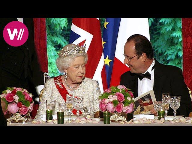 A French dinner for the Queen - in the kitchens of the Elysee Palace