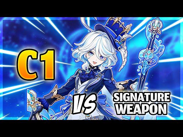 Furina C1 Vs Signature Weapon | Genshin Impact