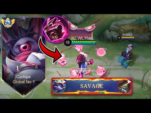 MOONTON THANKYOU FOR NEW CYCLOPS CHEAT BUILD MID LANE DESTROYER!(Cyclops New Meta 2024)