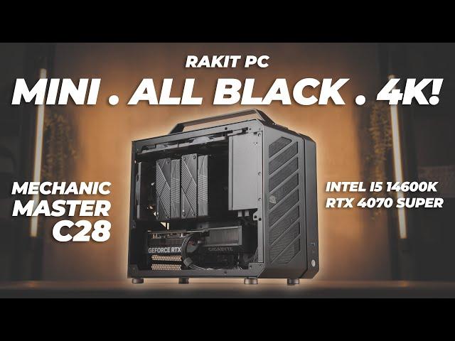 Rakit Mini PC Full Hitam Siap Buat 4K Gaming! | Intel i5 14600K, RTX 4070 Super, Mechanic Master C28