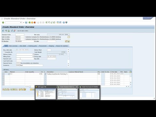 SD  Inclusive Free Goods Determination in Sales Order